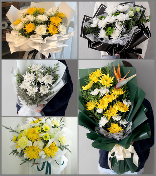 广东梅州市兴宁市刁坊镇新兴村白事花束代送